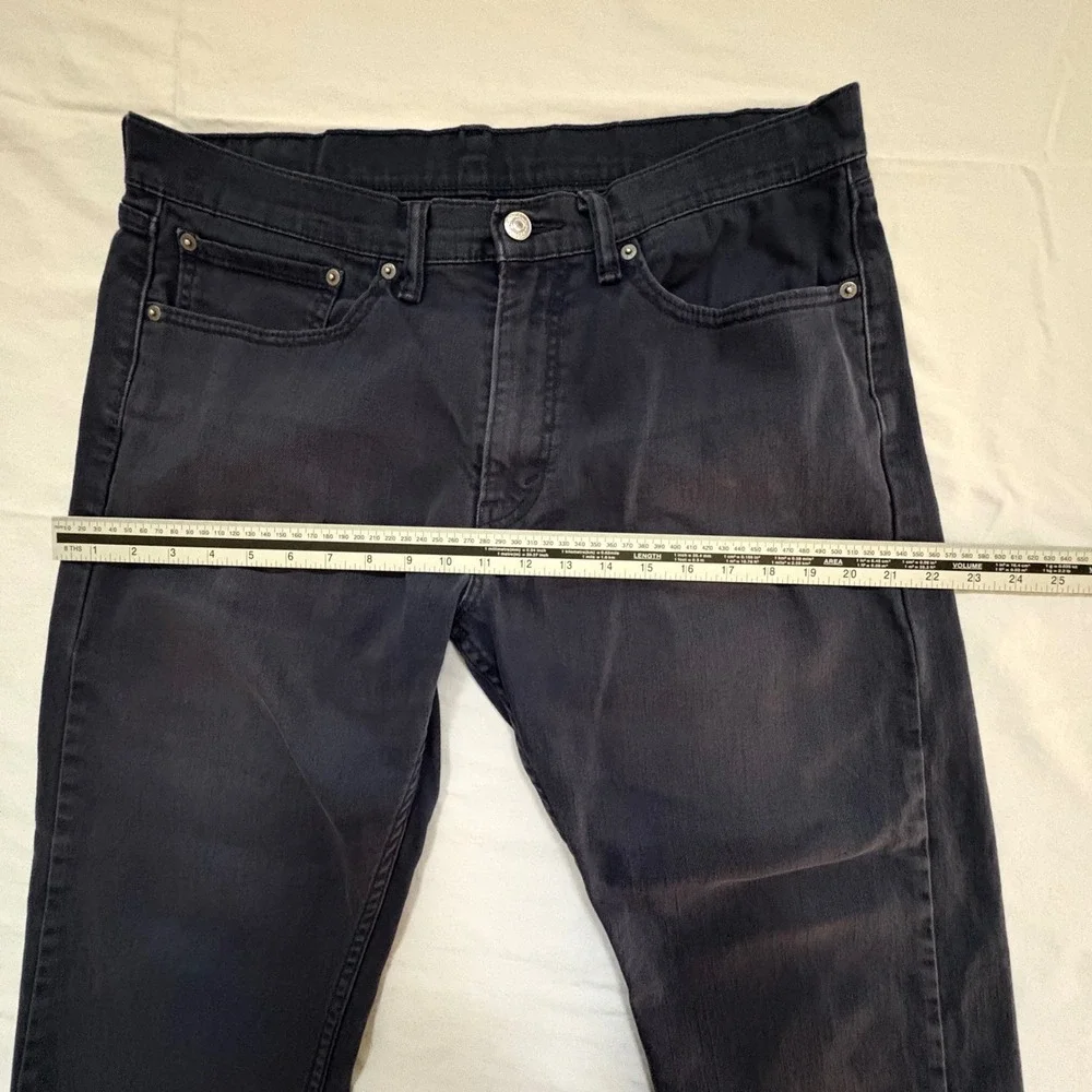 Levi's 505 Jeans Mens 34x30 Dark Wash Straight Leg Denim‎ Red Tab
